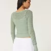 Stitchy Scoop Sweater,Stitchy Scoop Sweater