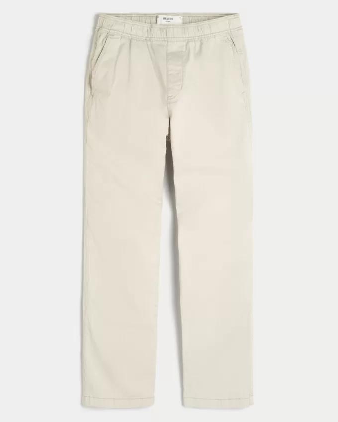 Straight Pull-On Pants,Straight Pull-On Pants