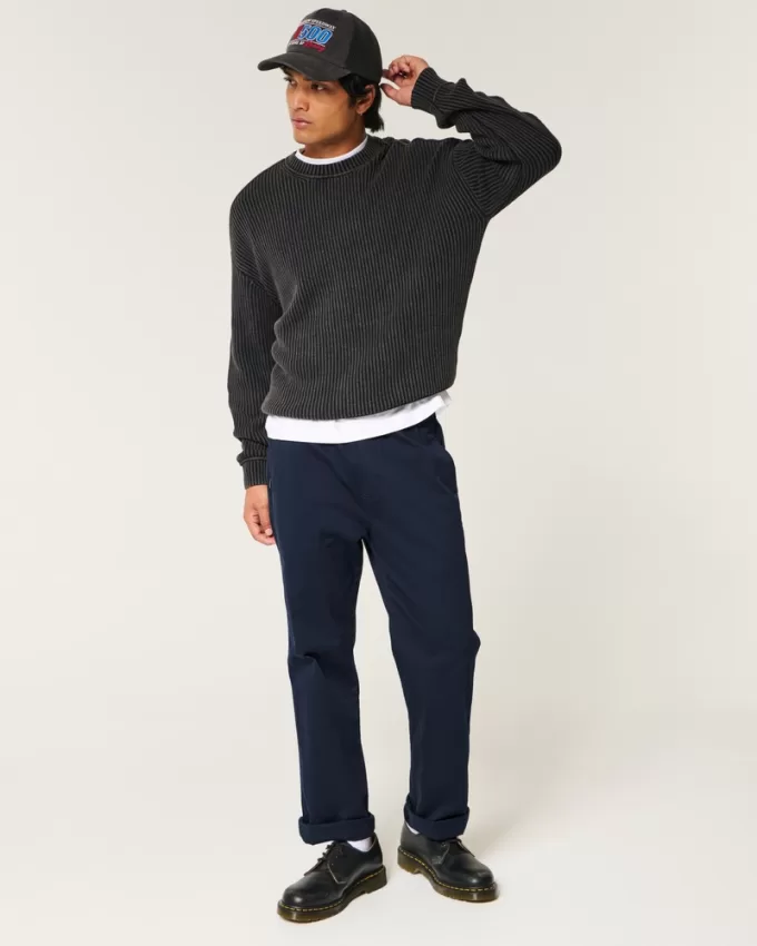 Straight Pull-On Pants,Straight Pull-On Pants