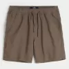 Textured Cotton Pull-On Shorts,Textured Cotton Pull-On Shorts