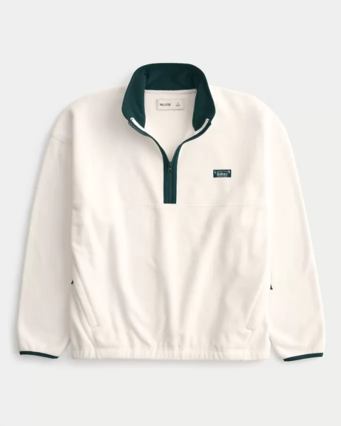 Thermal Fleece Mock-Neck Sweatshirt,Thermal Fleece Mock-Neck Sweatshirt