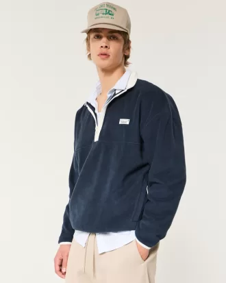 Thermal Fleece Mock-Neck Sweatshirt,Thermal Fleece Mock-Neck Sweatshirt