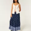 Tiered Maxi Skirt,Tiered Maxi Skirt