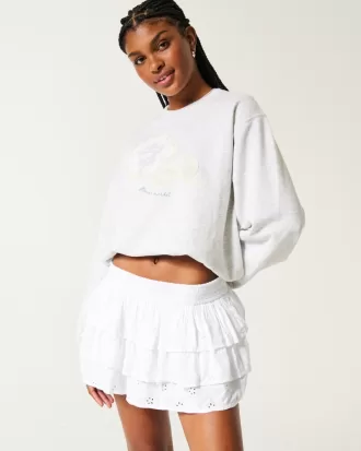Tiered Mini Skort,Tiered Mini Skort