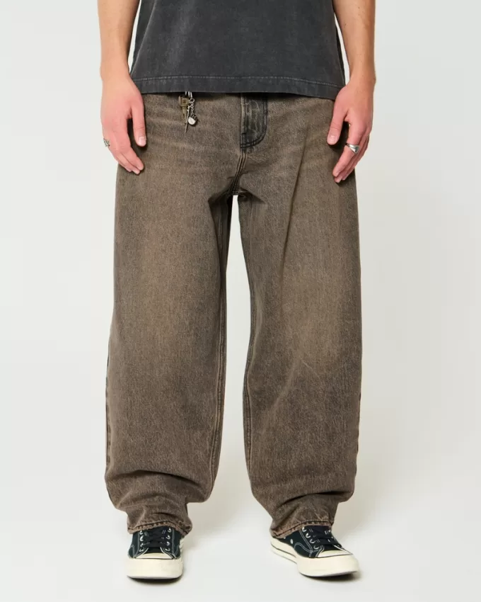 Tinted Black Baggy Skater Jeans,Tinted Black Baggy Skater Jeans