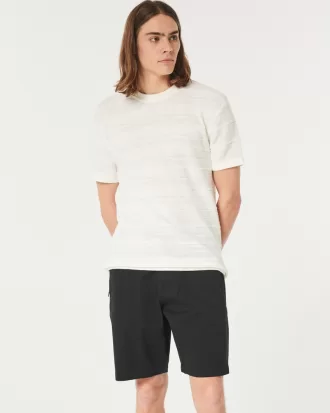 Twill Flat-Front Shorts 9″,Twill Flat-Front Shorts 9″