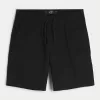 Twill Pull-On Shorts 7″,Twill Pull-On Shorts 7″