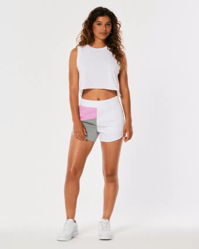 Ultra High-Rise Curved Hem Dad Shorts,Ultra High-Rise Curved Hem Dad Shorts