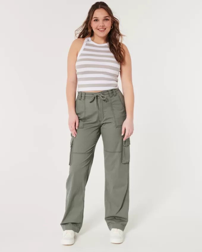 Ultra High-Rise Dad Cargo Pants,Ultra High-Rise Dad Cargo Pants