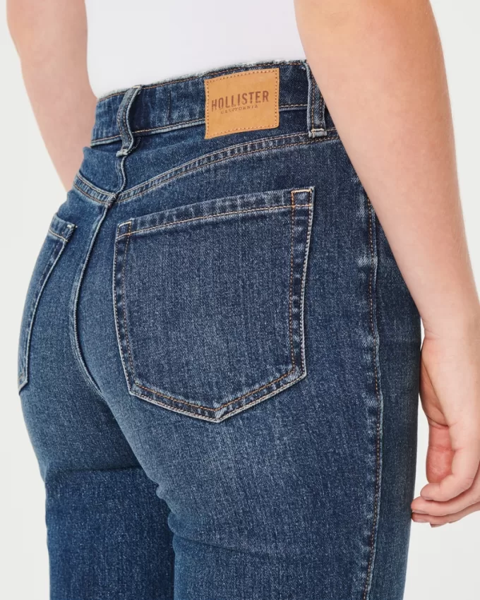 Ultra High-Rise Dark Wash 90s Straight Jeans,Ultra High-Rise Dark Wash 90s Straight Jeans