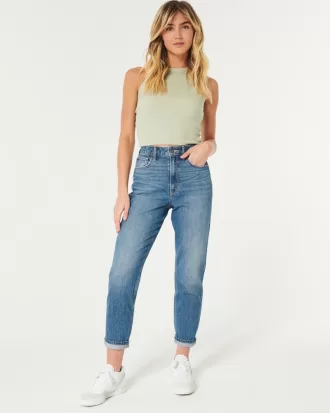 Ultra High-Rise Dark Wash Mom Jeans,Ultra High-Rise Dark Wash Mom Jeans Ultra High-Rise Dark Wash Mom Jeans,Ultra High-Rise Dark Wash Mom Jeans