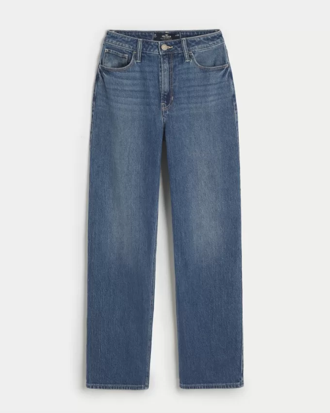 Ultra High-Rise Medium Wash Dad Jeans,Ultra High-Rise Medium Wash Dad Jeans Ultra High-Rise Medium Wash Dad Jeans,Ultra High-Rise Medium Wash Dad Jeans
