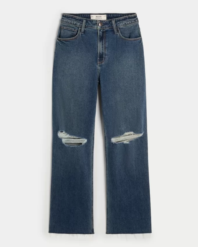 Ultra High-Rise Ripped Dark Wash Dad Jeans,Ultra High-Rise Ripped Dark Wash Dad Jeans Ultra High-Rise Ripped Dark Wash Dad Jeans,Ultra High-Rise Ripped Dark Wash Dad Jeans