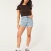 Ultra High-Rise Ripped Light Wash Denim Mom Shorts,Ultra High-Rise Ripped Light Wash Denim Mom Shorts Ultra High-Rise Ripped Light Wash Denim Mom Shorts,Ultra High-Rise Ripped Light Wash Denim Mom Shorts