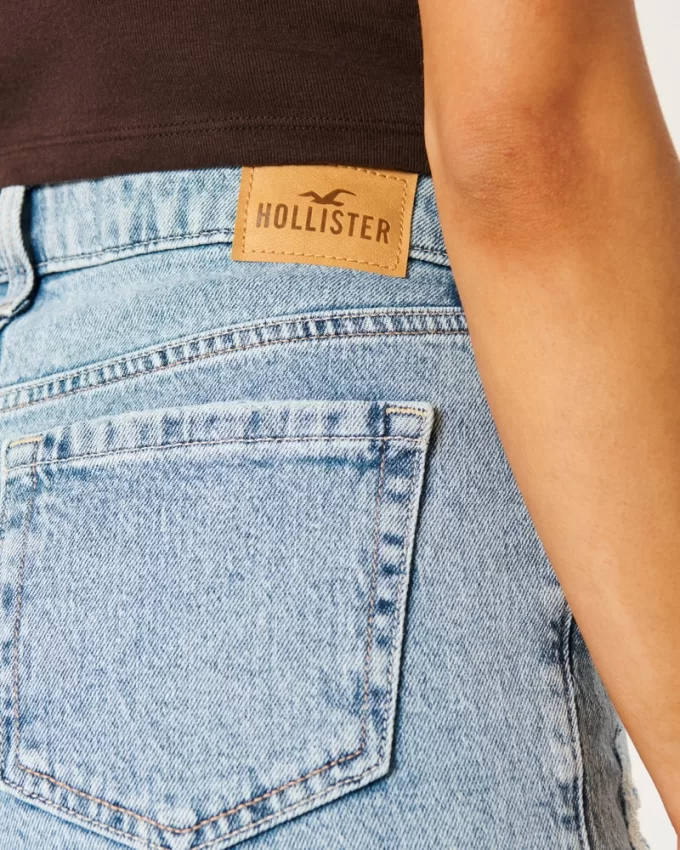 Ultra High-Rise Ripped Light Wash Denim Mom Shorts,Ultra High-Rise Ripped Light Wash Denim Mom Shorts Ultra High-Rise Ripped Light Wash Denim Mom Shorts,Ultra High-Rise Ripped Light Wash Denim Mom Shorts