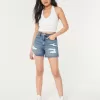 Ultra High-Rise Ripped Medium Wash 90s Denim Shorts 5″,Ultra High-Rise Ripped Medium Wash 90s Denim Shorts 5″ Ultra High-Rise Ripped Medium Wash 90s Denim Shorts 5″,Ultra High-Rise Ripped Medium Wash 90s Denim Shorts 5″