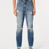 Ultra High-Rise Ripped Medium Wash Mom Jeans,Ultra High-Rise Ripped Medium Wash Mom Jeans Ultra High-Rise Ripped Medium Wash Mom Jeans,Ultra High-Rise Ripped Medium Wash Mom Jeans