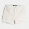 Ultra High-Rise White Denim Mom Shorts,Ultra High-Rise White Denim Mom Shorts Ultra High-Rise White Denim Mom Shorts,Ultra High-Rise White Denim Mom Shorts