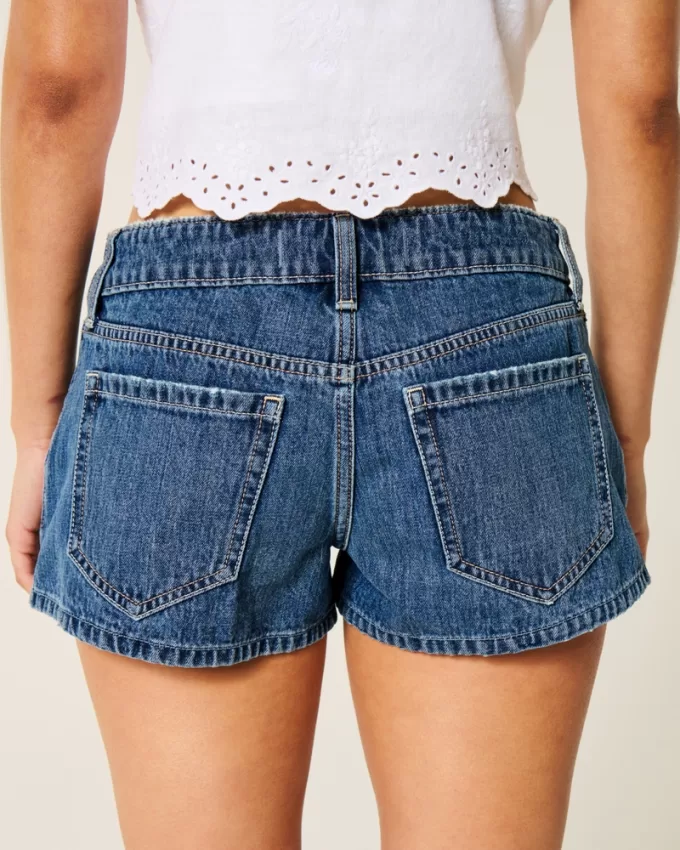 Ultra Low-Rise Dark Wash Mini Denim Shorts,Ultra Low-Rise Dark Wash Mini Denim Shorts Ultra Low-Rise Dark Wash Mini Denim Shorts,Ultra Low-Rise Dark Wash Mini Denim Shorts
