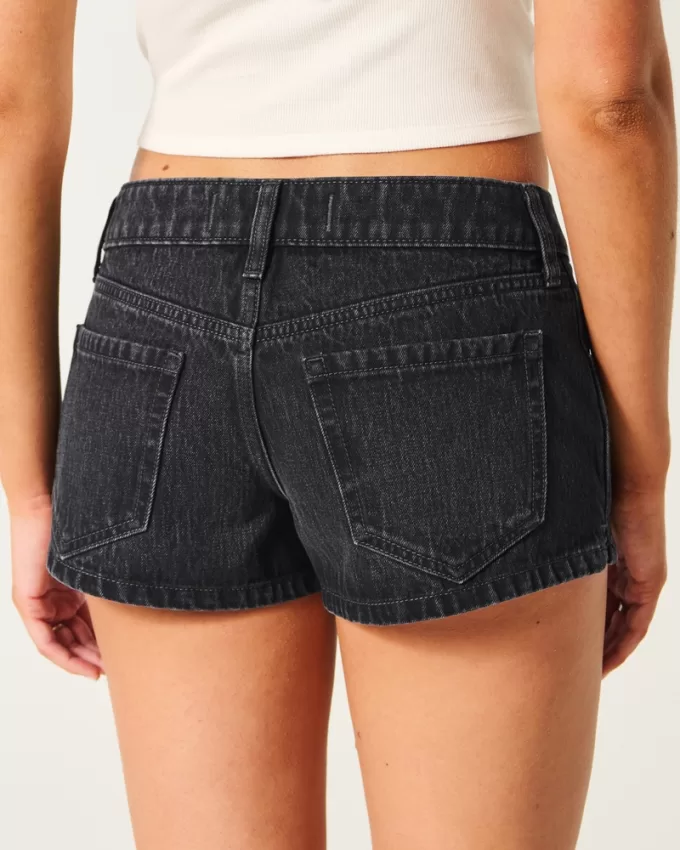 Ultra Low-Rise Washed Black Mini Denim Shorts,Ultra Low-Rise Washed Black Mini Denim Shorts Ultra Low-Rise Washed Black Mini Denim Shorts,Ultra Low-Rise Washed Black Mini Denim Shorts