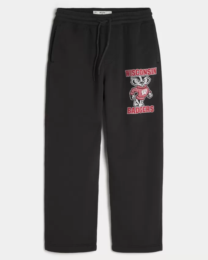 University of Wisconsin Badgers Graphic Baggy Sweatpants,University of Wisconsin Badgers Graphic Baggy Sweatpants