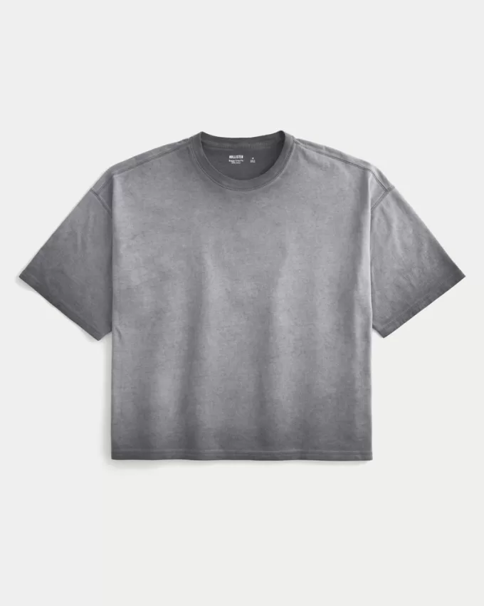 Washed Baggy Crop Crew T-Shirt,Washed Baggy Crop Crew T-Shirt Washed Baggy Crop Crew T-Shirt,Washed Baggy Crop Crew T-Shirt