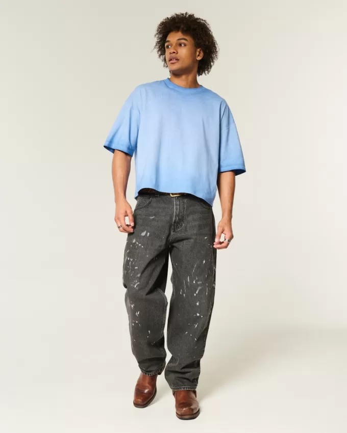 Washed Baggy Crop Crew T-Shirt,Washed Baggy Crop Crew T-Shirt Washed Baggy Crop Crew T-Shirt,Washed Baggy Crop Crew T-Shirt