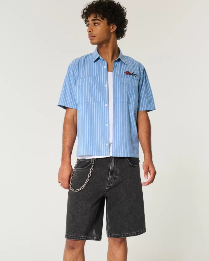 Washed Black Baggy Jean Shorts,Washed Black Baggy Jean Shorts Washed Black Baggy Jean Shorts,Washed Black Baggy Jean Shorts