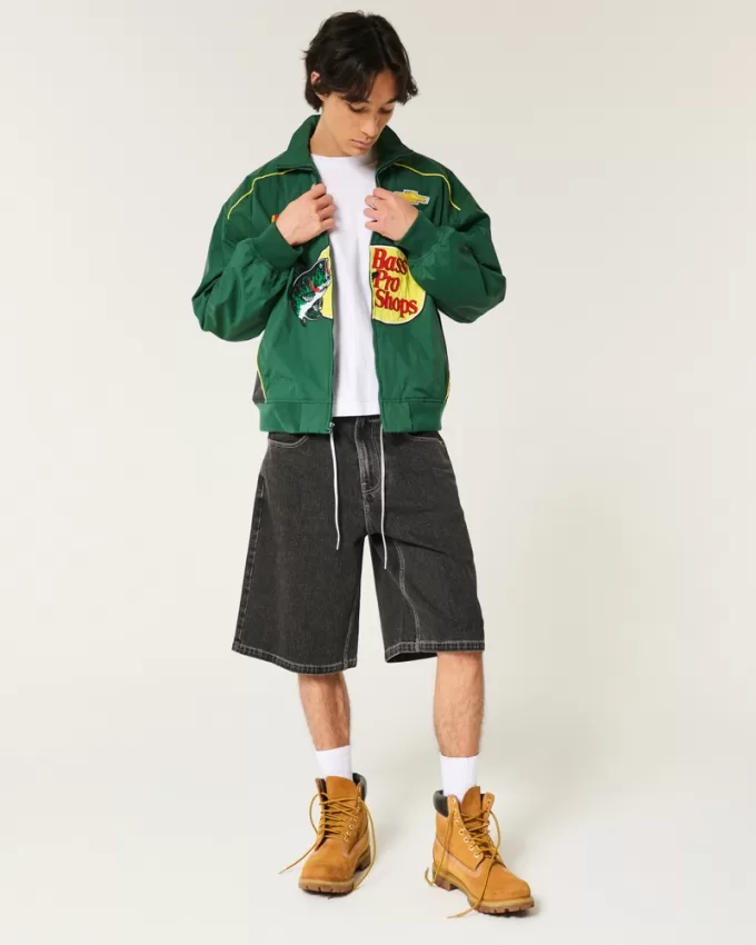 Washed Black Cat Graphic Super Baggy Denim Shorts,Washed Black Cat Graphic Super Baggy Denim Shorts Washed Black Cat Graphic Super Baggy Denim Shorts,Washed Black Cat Graphic Super Baggy Denim Shorts