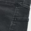 Washed Black Loose Carpenter Jeans,Washed Black Loose Carpenter Jeans