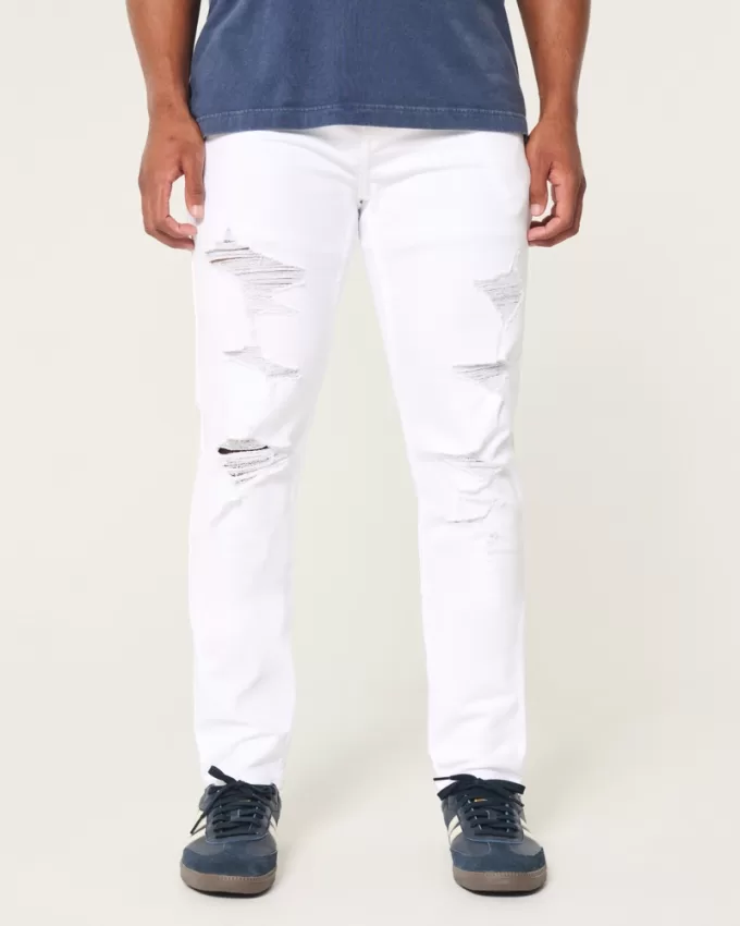 White Athletic Skinny Jeans,White Athletic Skinny Jeans