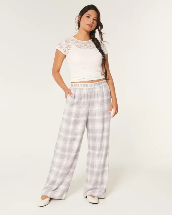 Wide-Leg 24/7 Pajama Pants,Wide-Leg 24/7 Pajama Pants